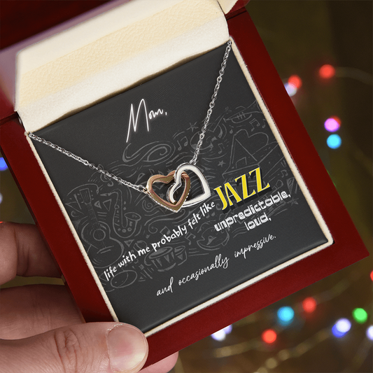 Mom Jazz Vibes Necklace – Funny Music Mother’s Day Gift