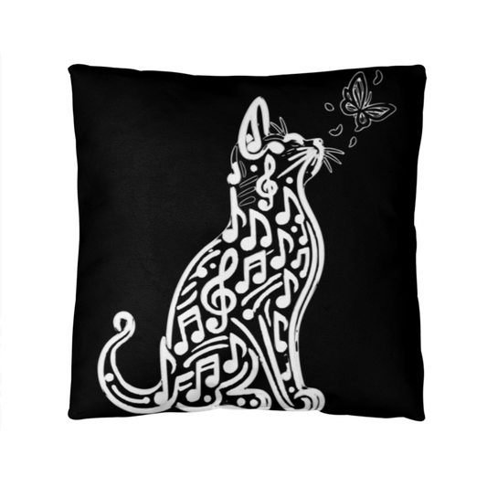 music cat pillow