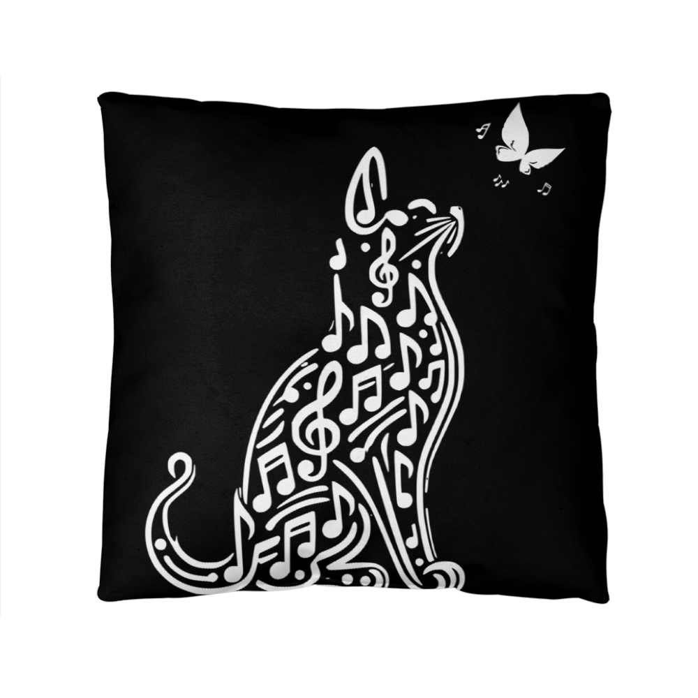 Melody Cat Pillow – Where Music Meets Soul