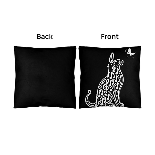 Melody Cat Pillow – Where Music Meets Soul
