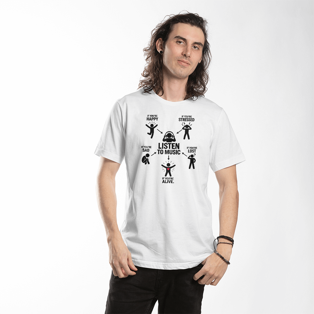 Listen to Music – Life Solution T-Shirt