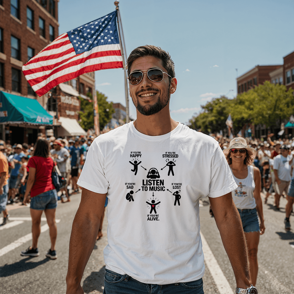 Listen to Music – Life Solution T-Shirt