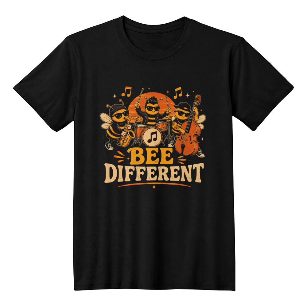 Bee Different Music Lover T-Shirt