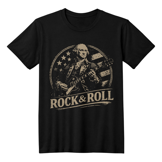 Washington Rocks Vintage Guitar T-Shirt