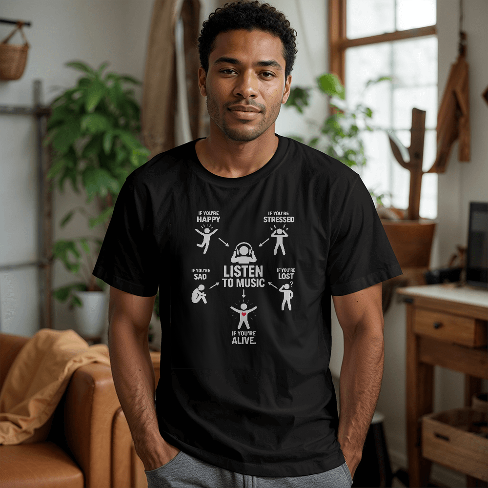 Listen to Music – Life Solution T-Shirt