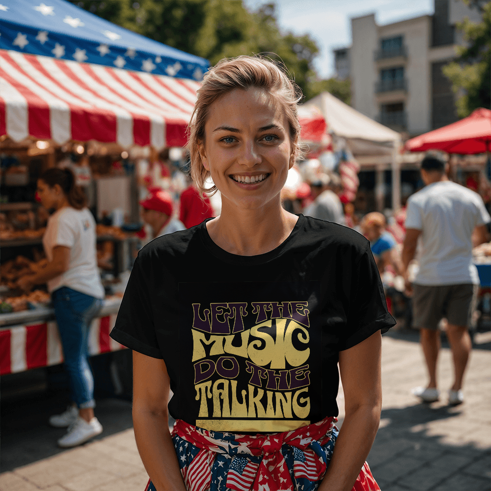 Let the Music Do The Talking T shirt