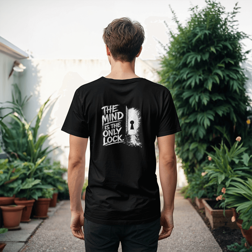 The Mind Is The Only Lock T-Shirt – Motivational Streetwear Graphic Tee