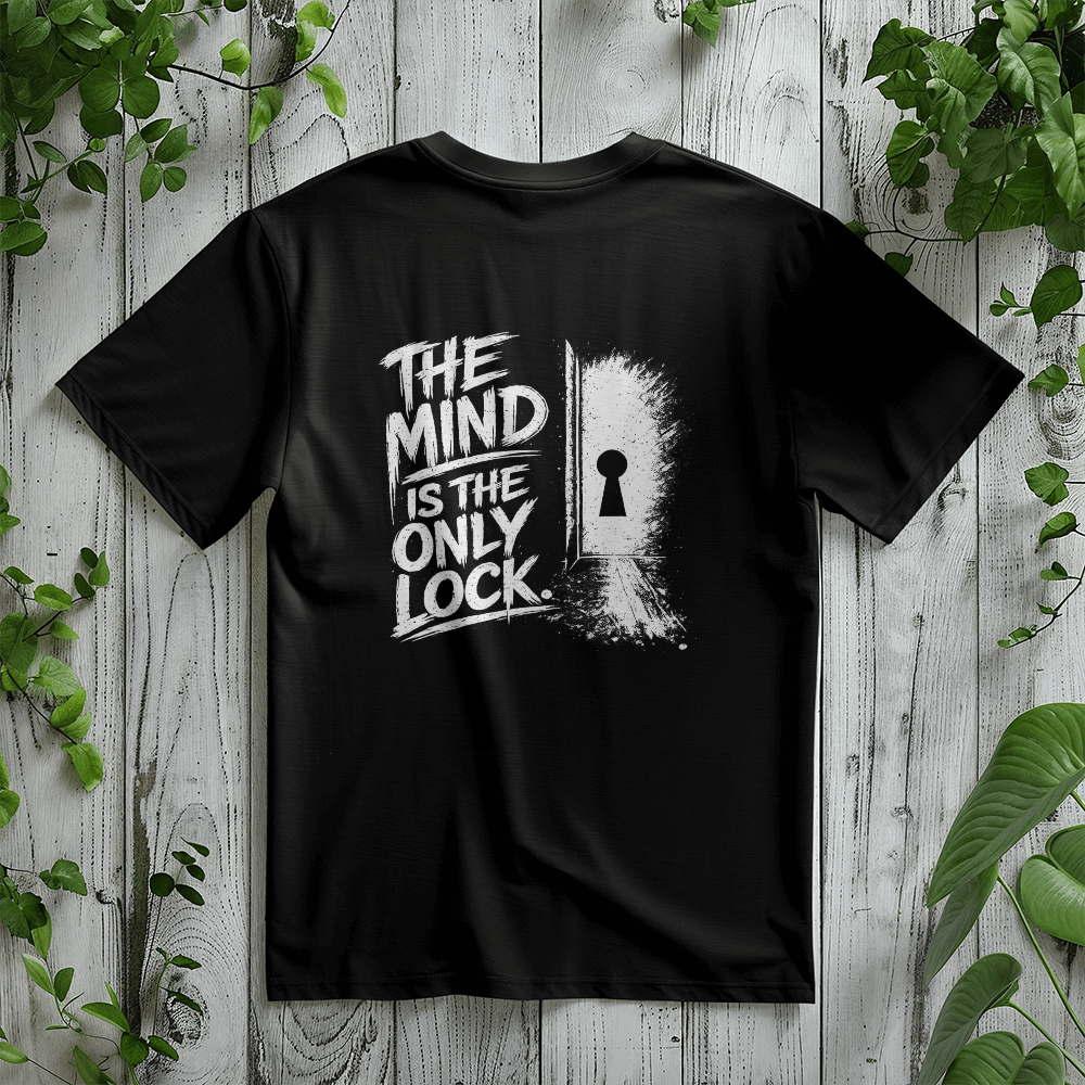 The Mind Is The Only Lock T-Shirt – Motivational Streetwear Graphic Tee