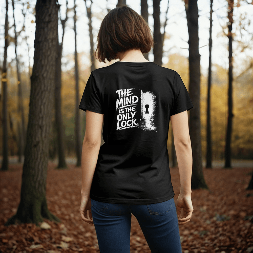 The Mind Is The Only Lock T-Shirt – Motivational Streetwear Graphic Tee