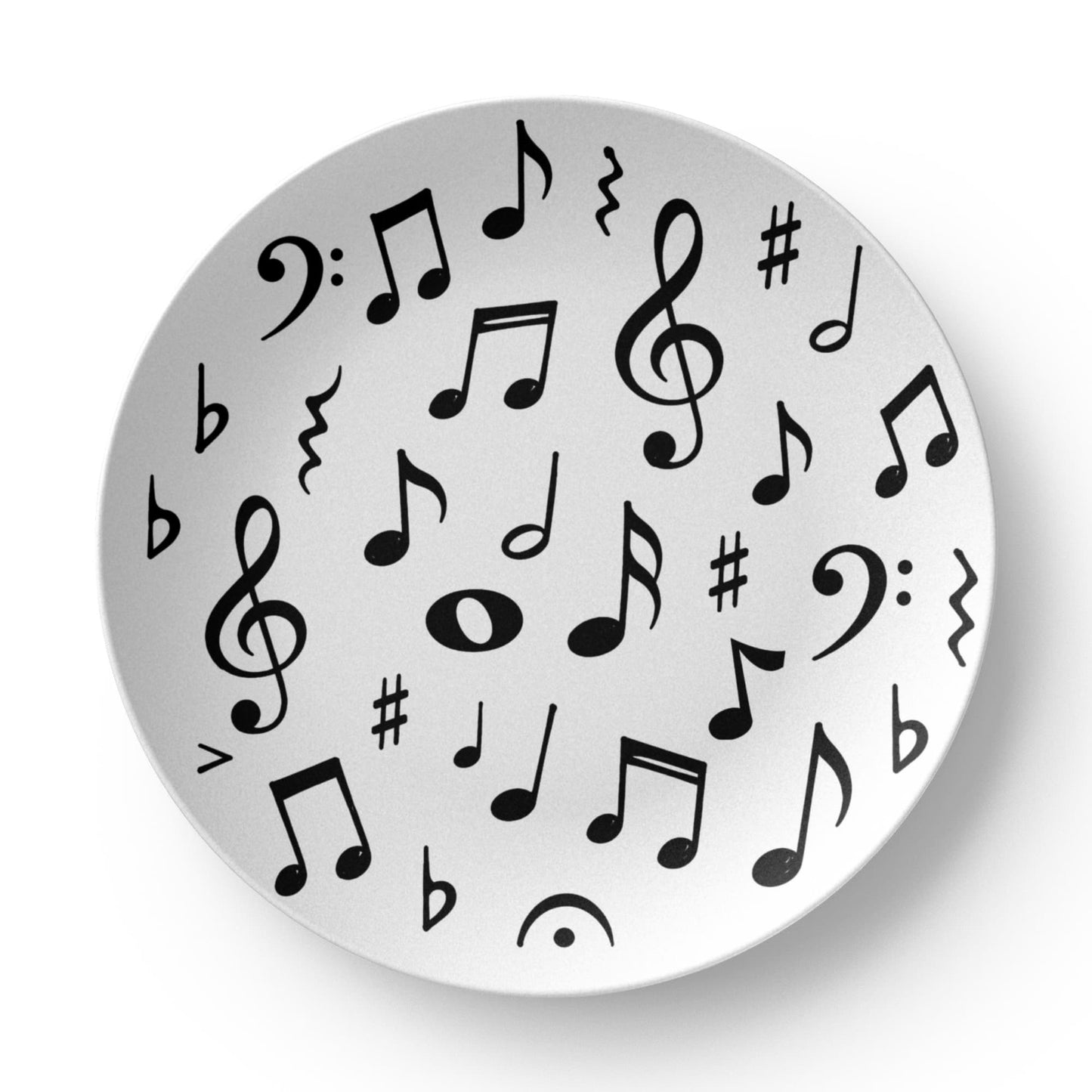Music Notes Decorative Plate – Large Notes