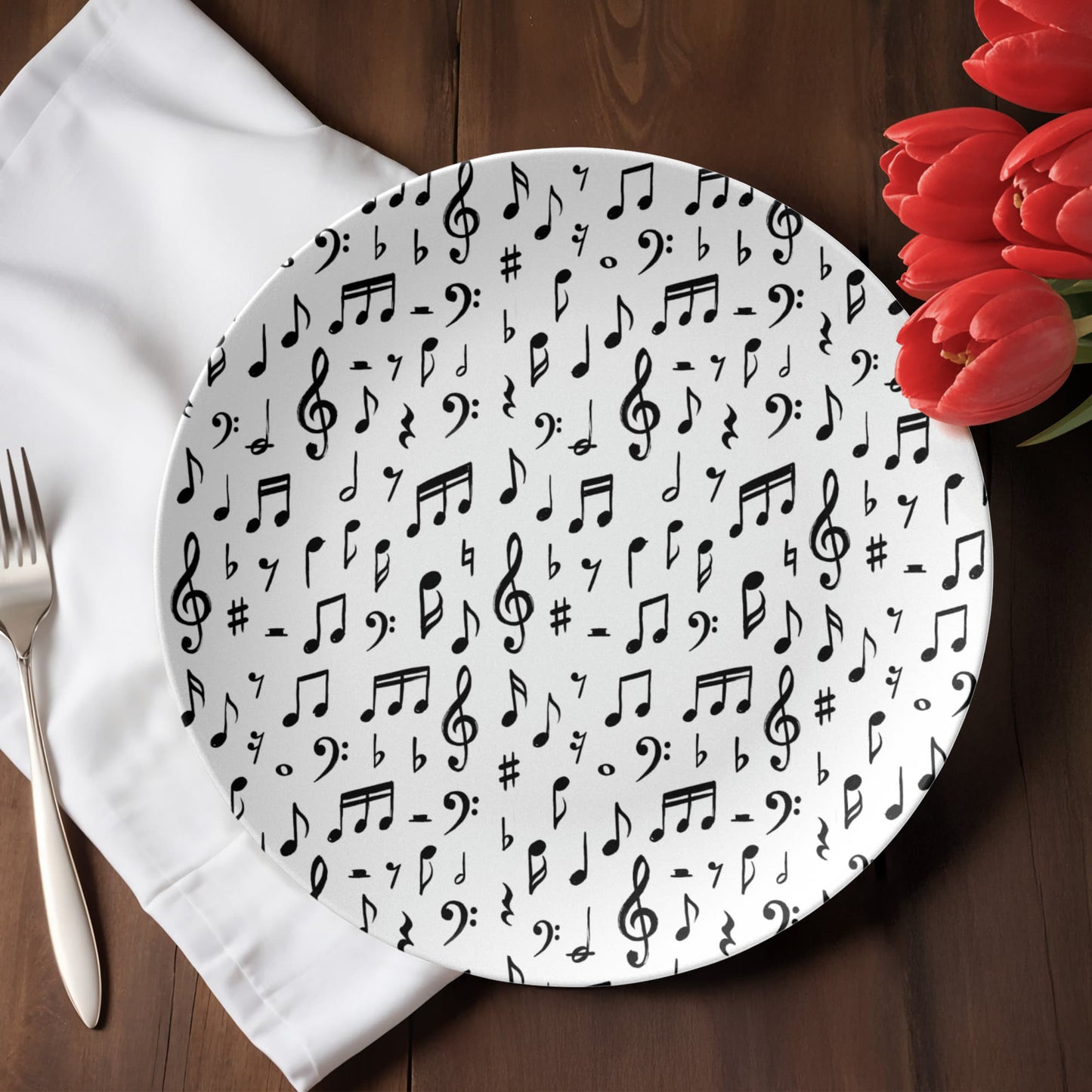 Litle music notes Plate