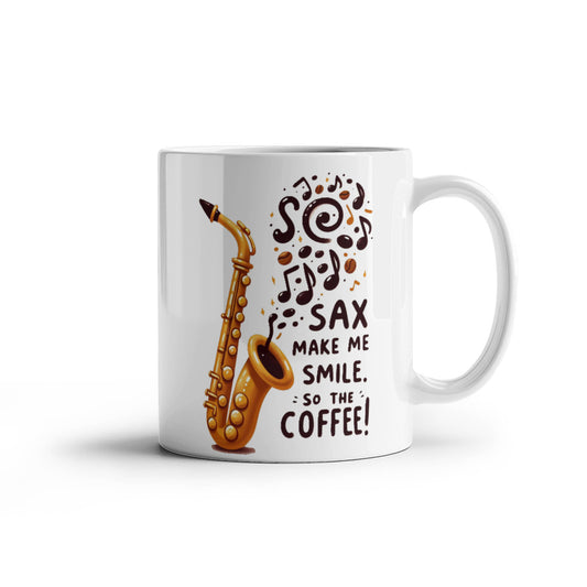 Mug For Sax Lovers Who Brew Joy