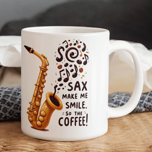 Mug For Sax Lovers Who Brew Joy
