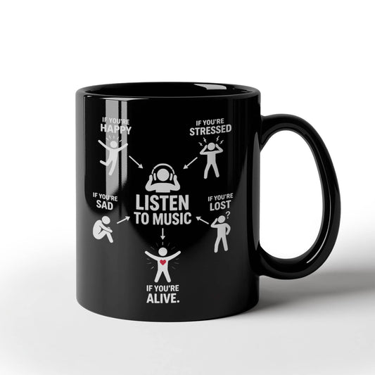Listen to Music Mood Therapy Mug