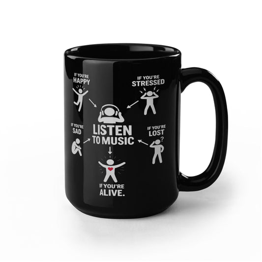 Listen to Music Mood Therapy Mug