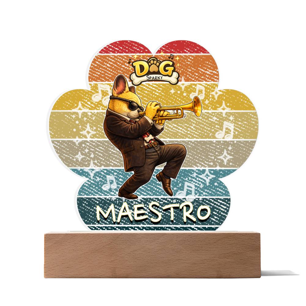 Dog Maestro – French Bulldog Trumpeter