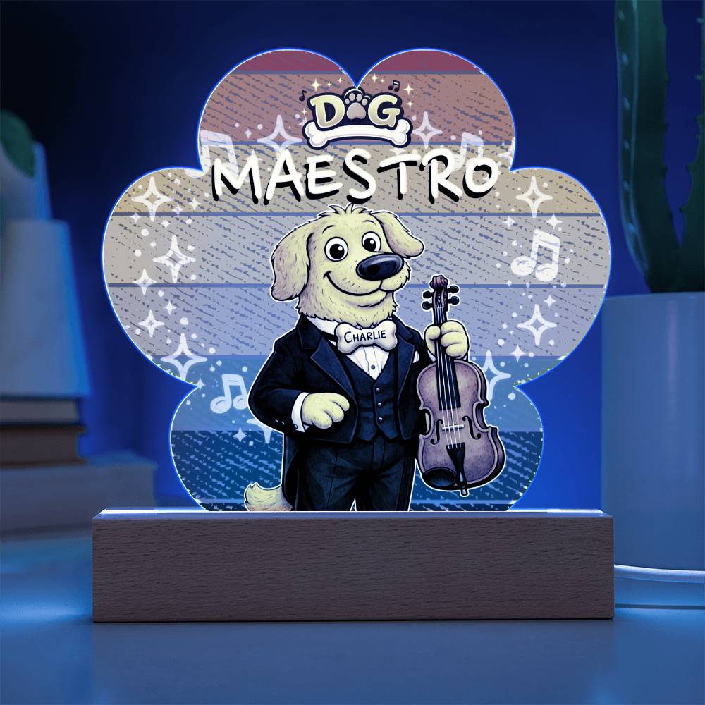 Dog Maestro – Golden Retriever Violinist