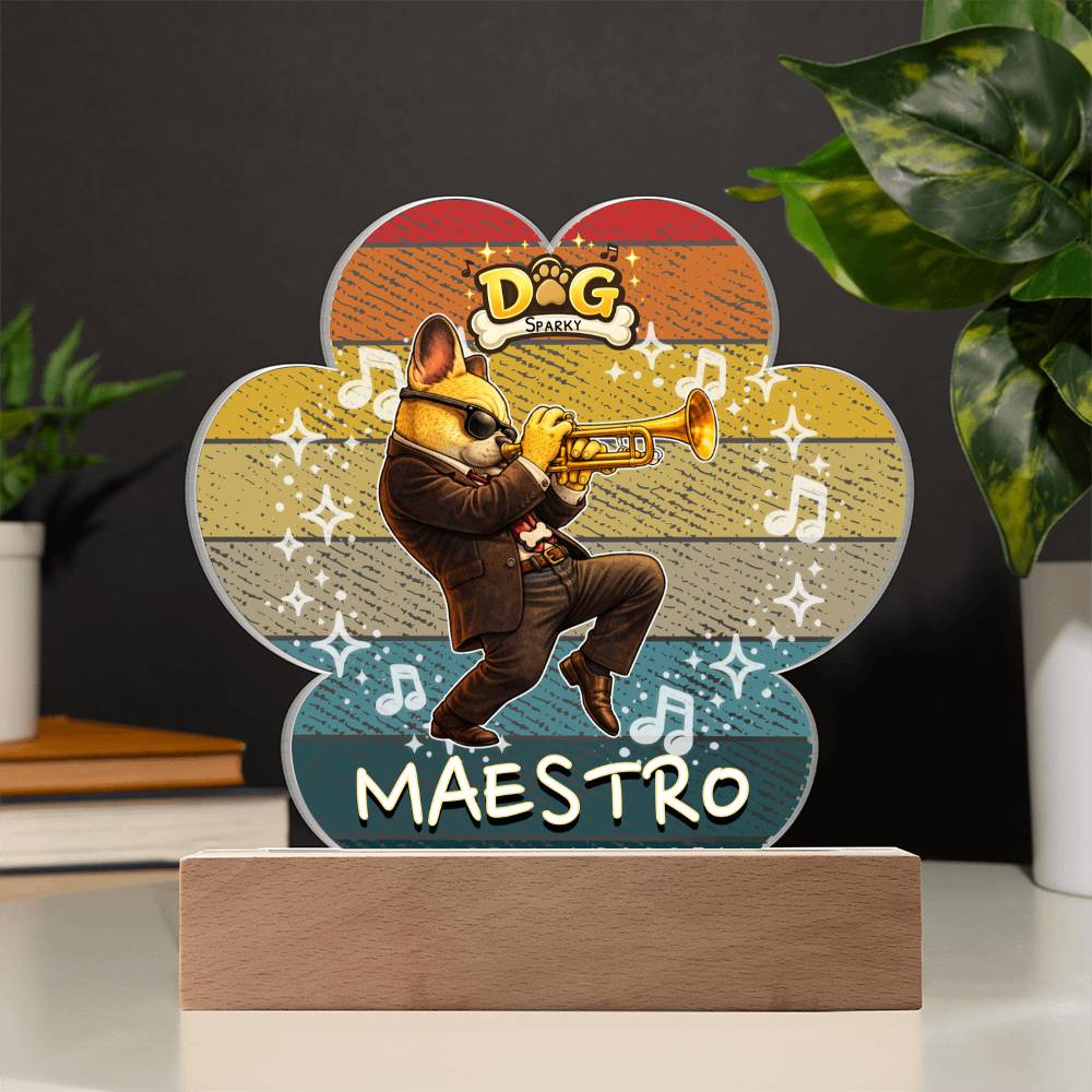 Dog Maestro – French Bulldog Trumpeter