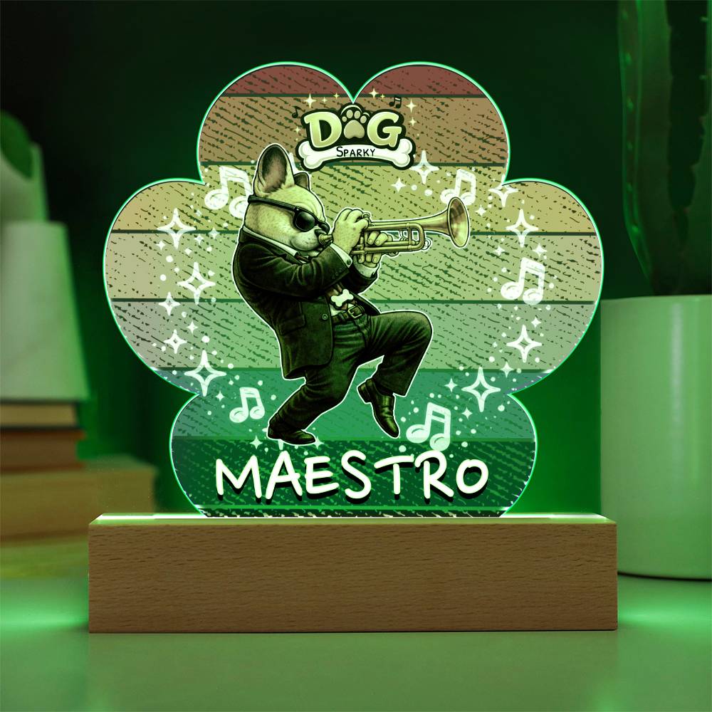 Dog Maestro – French Bulldog Trumpeter