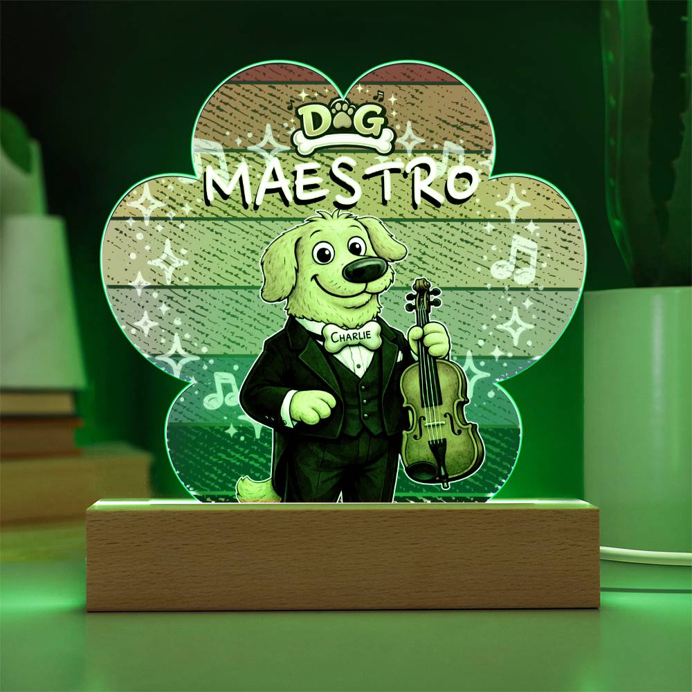 Dog Maestro – Golden Retriever Violinist