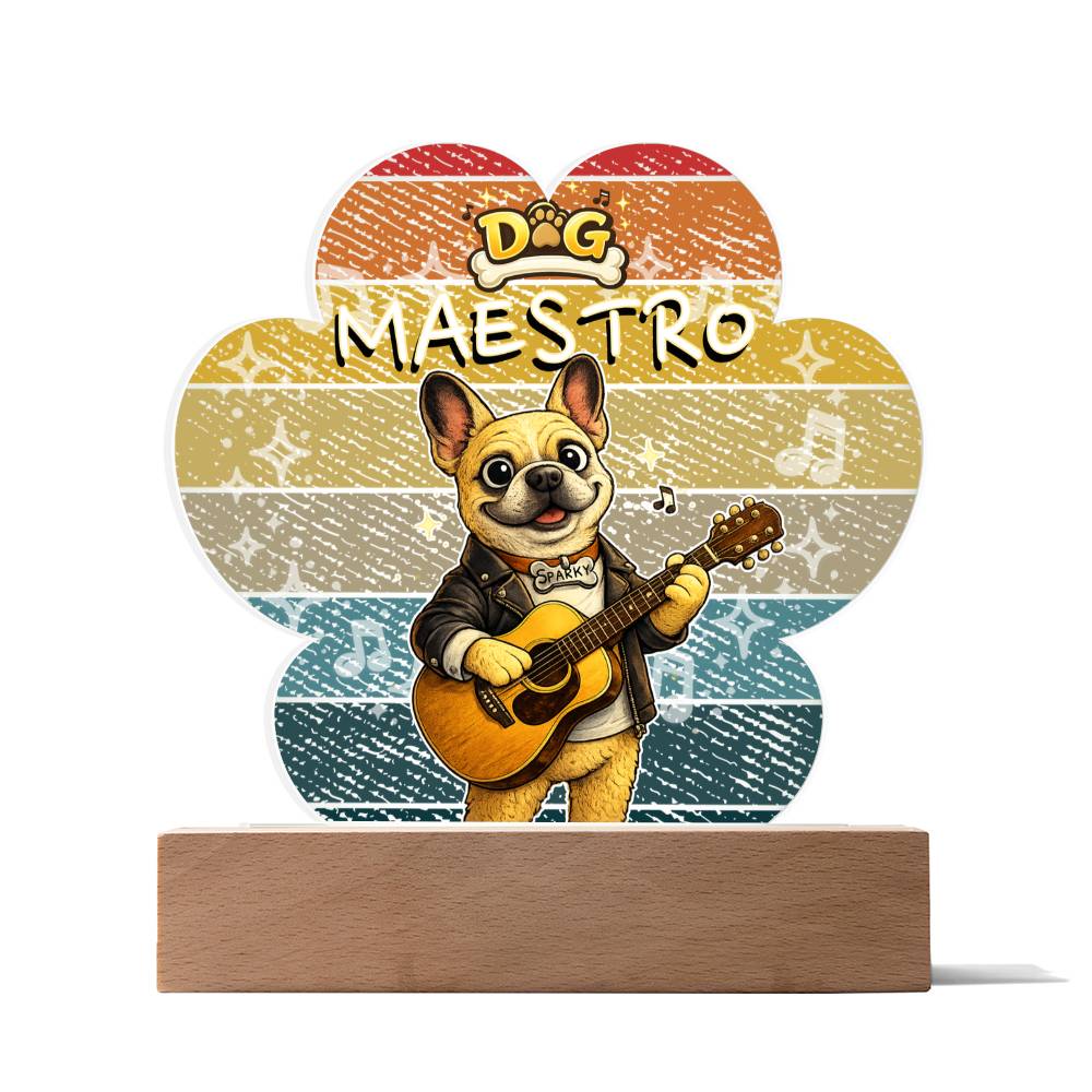 Dog Maestro – French Bulldog Guitarist