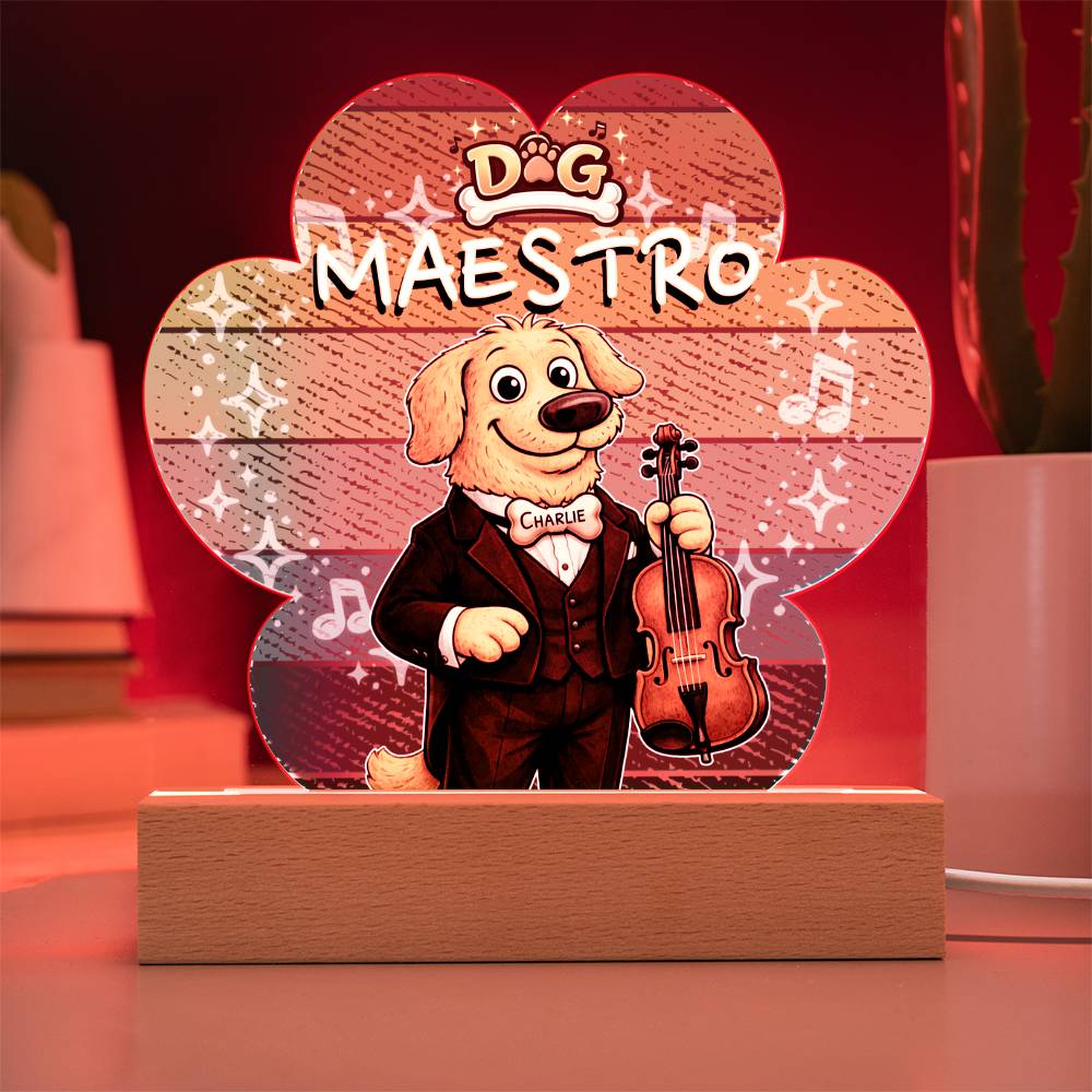 Dog Maestro – Golden Retriever Violinist