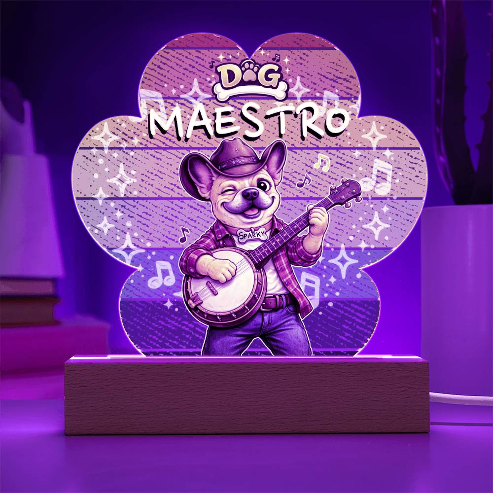 Dog Maestro – French Bulldog Banjoist