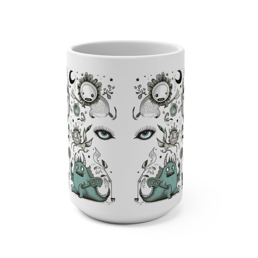 Monster Jam™ Mug – Hypnotic Eyes, Spooky Vibes & Halloween Magic 15oz